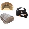 Bausatz 60x90 Gewölbe Tunnelofen Pizzaofen Gusstür Aschefalltür Stahltür – Bild 3