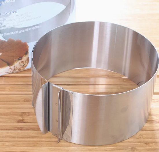 TORTEFORM Backring aus Edelstahl für Torten und Kuchen 16–30 cm – Bild 3