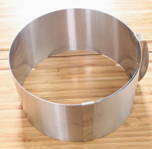 TORTEFORM Backring aus Edelstahl für Torten und Kuchen 16–30 cm – Bild 4