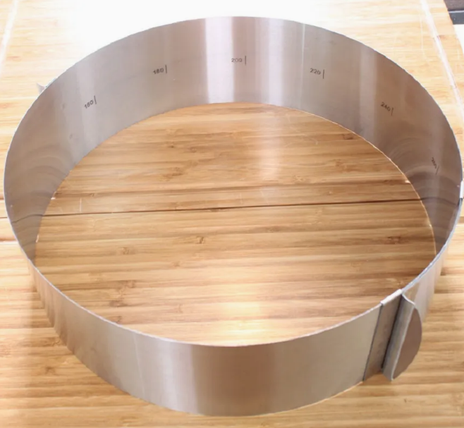 TORTEFORM Backring aus Edelstahl für Torten und Kuchen 16–30 cm – Bild 6