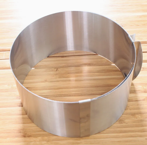 TORTEFORM Backring aus Edelstahl für Torten und Kuchen 16–30 cm – Bild 8